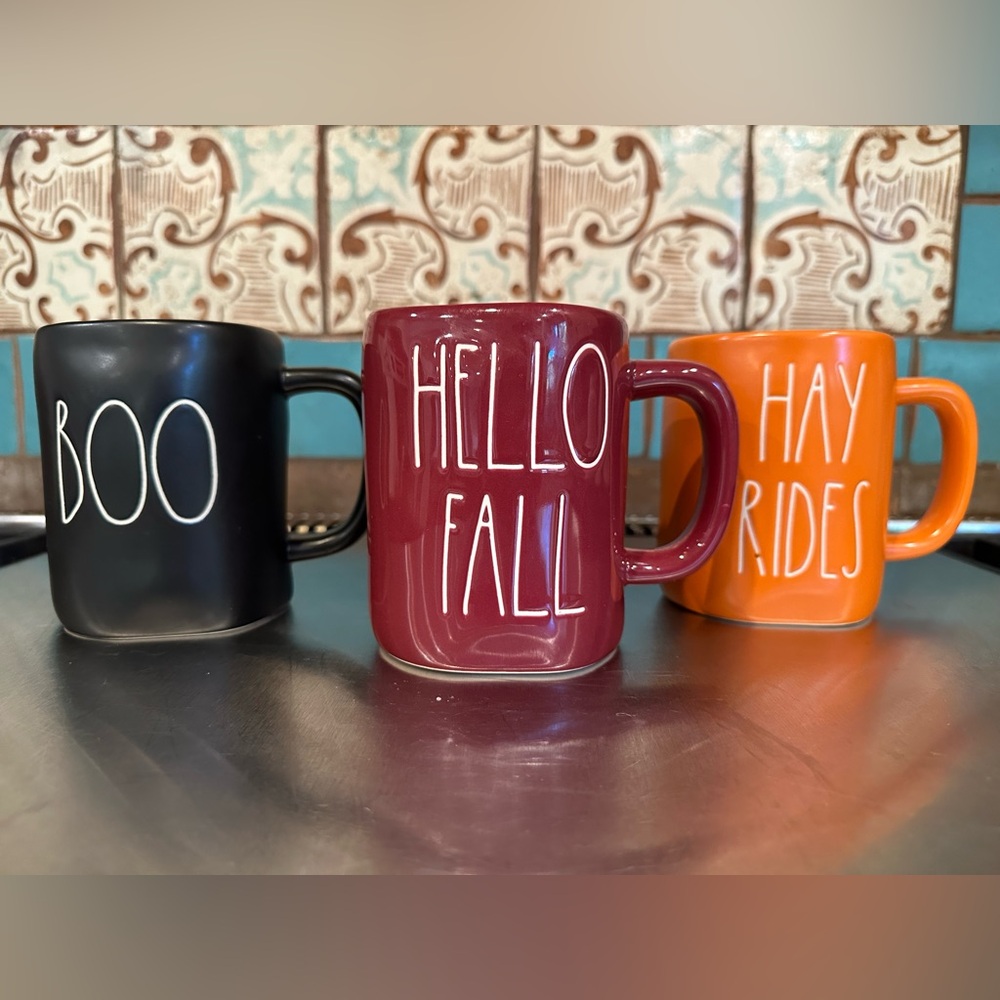 Rae Dunn Fall Mugs